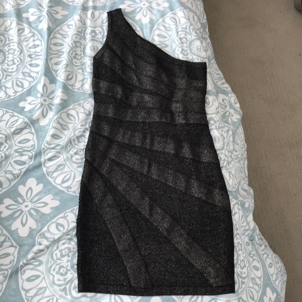 Sparkly one shoulder dress